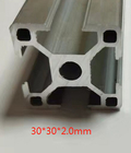 Les profils 30mmx30mm en aluminium fonctionnels multi d'extrusion ajustent l'alliage d'aluminium 6063