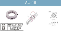 Anodisé moulé sous pression avec le tube en aluminium sablé AL-19 convenable d'action extérieure de fixation