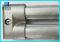 Double oxyde parallèle de rectangle de montage de tuyau d'alliage d'aluminium sablant Jionts AL-9