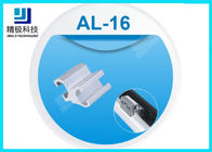 La tuyauterie en aluminium d'alliage joint l'argent de anodisation de connecteur externe de côtés du double AL-16