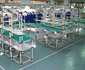 Établi inoxydable de tuyau d'acier de PE en aluminium adapté aux besoins du client pour la chaîne de production/atelier