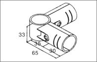 Connecteurs de tuyau en métal/garnitures tuyau réutilisés brillants élevés en métal pour le défilement ligne par ligne de tuyau