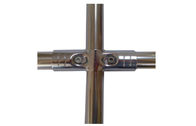 Montage de tuyau croisé de chrome de SPCC de connecteurs en acier de tuyau 2,5 millimètres d'épaisseur