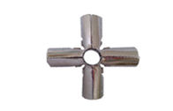 4 connecteurs de tuyau de chrome en métal de montage de tuyau de manière pour résistant