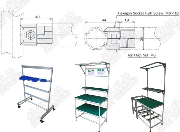 La tuyauterie intérieure de garnitures de tuyau de fonte d'aluminium d'AL-1-B joint la valeur esthétique élevée sans briller