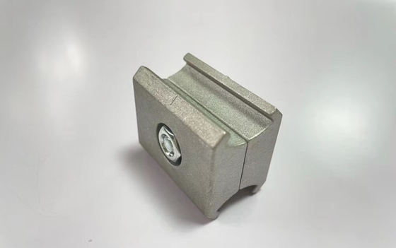 Sandblasting Aluminum Pipe Connector Lean Pipe Flexible Elbow Connector