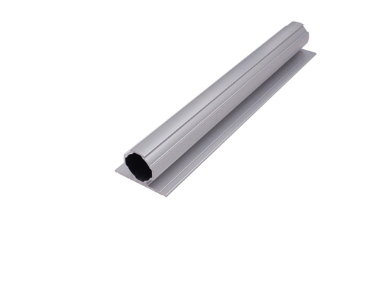 Al-K 6063-T5 28mm Aluminum Alloy Round Tube With Slotted Edge Silver White