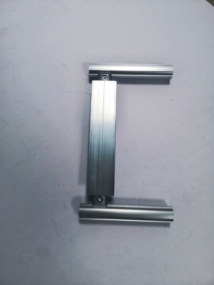 Al-K 6063-T5 28mm Aluminum Alloy Round Tube With Slotted Edge Silver White