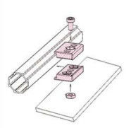 Lightweight and Stable Aluminum Tubing Joints with Anodic Oxidation Surface Designed for Workbench Wheelbarrow Workstation and Industrial