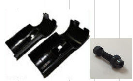 2.5mm SPCC Steel Reusable Metal Pipe Connector with Electrophoresis Surface Treatment