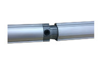Surface douce de tuyauterie de connecteurs de connecteur en aluminium en aluminium gris-foncé de tuyau