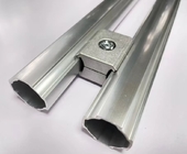 Connecteur de tuyau en aluminium de sablage connecteur de coude flexible de tuyau maigre