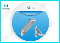 Le double côté la tuyauterie en aluminium de 45 degrés joint AL diagonal -4 de connecteur de tuyau d'accolade
