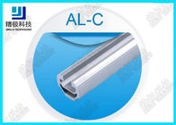 6063 bande blanche argentée d'aluminium de la cannelure 28mm 4m du tube C d'alliage