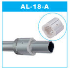 La tuyauterie en aluminium de surface d'oxydation d'Andoic joint les connecteurs externes d'AL-18-A anodisant l'argent
