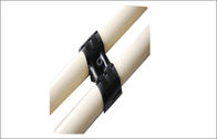 Garnitures noires parallèles de joint en métal pour des supports de tuyau, zinc/nickel/chrome plaqué