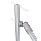 Montage de tube en aluminium industriel 360 degrés avec le pivot/griffe flexible/extrémité ronde