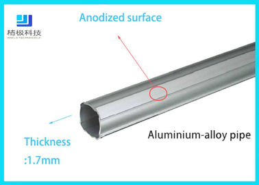 Tube en alliage d'aluminium Diamètre 28 mm Épaisseur de paroi du tube 1,7 mm Blanc argenté AL-2817