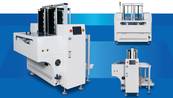 Monorail SMT PCB machine de convoyeur NG OK Collecteur de plaques 330x250mm
