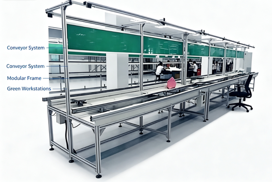 Ligne de raccordement de PCB automatique bilatérale.