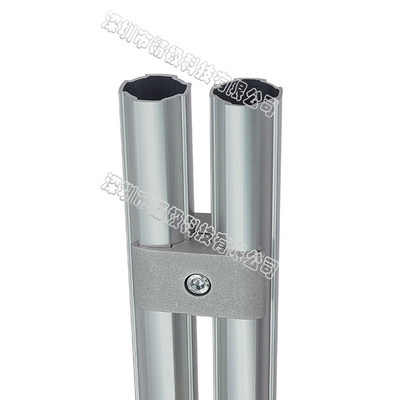 Sabler le connecteur externe commun en aluminium de plat de participation de parallèle de tuyau